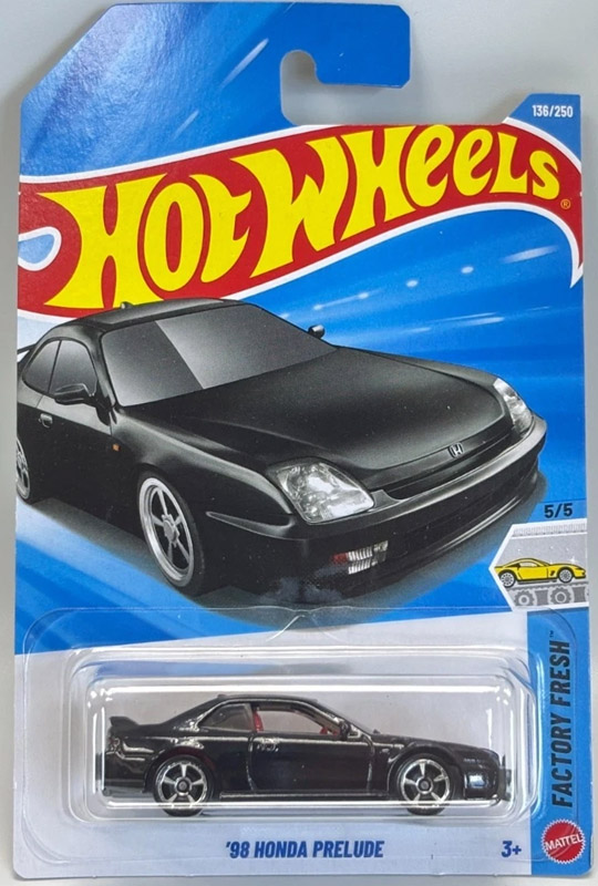 2026 Hot Wheels 98 Honda Prelude Mainline Factory Fresh