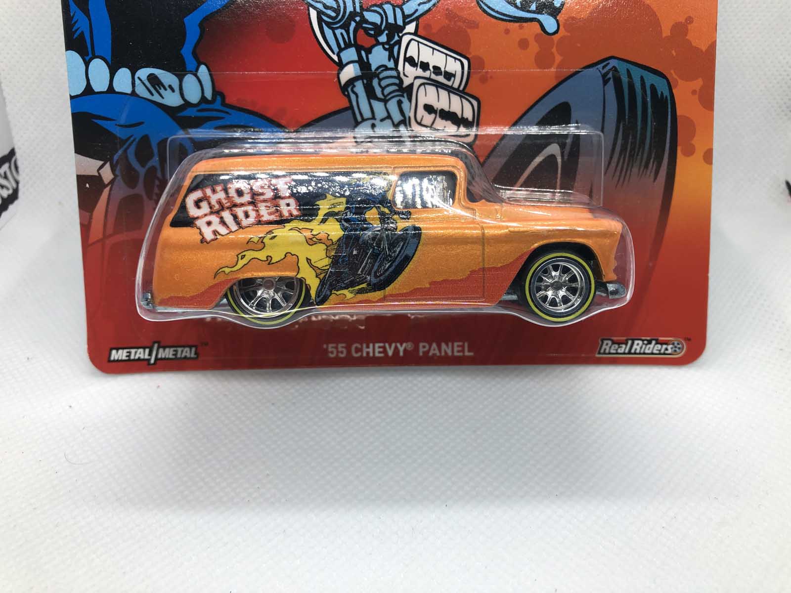 2017 Hot Wheels Pop Culture Mad Magazine '55 Chevy Panel Redline Real Riders