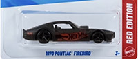 2026 Hot Wheels 1970 Pontiac Firebird Red Edition