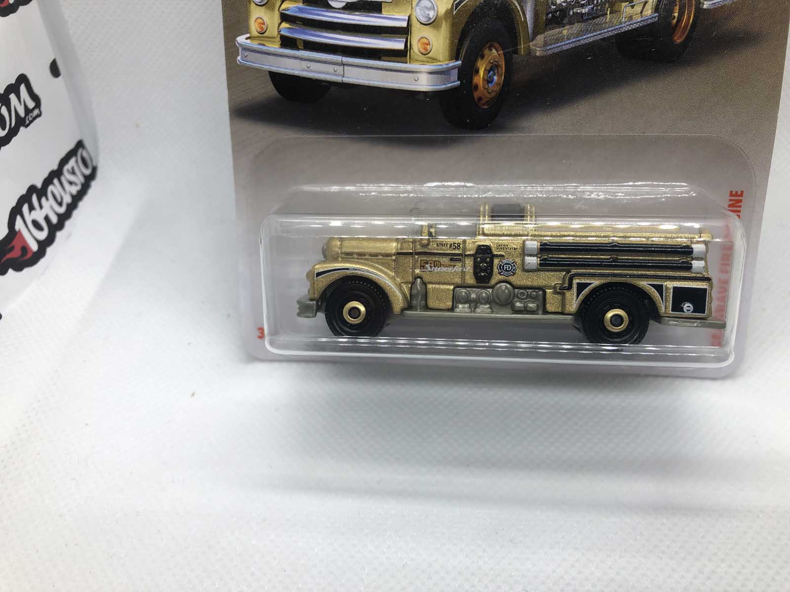 Seagrave Fire Engine Hot Wheels