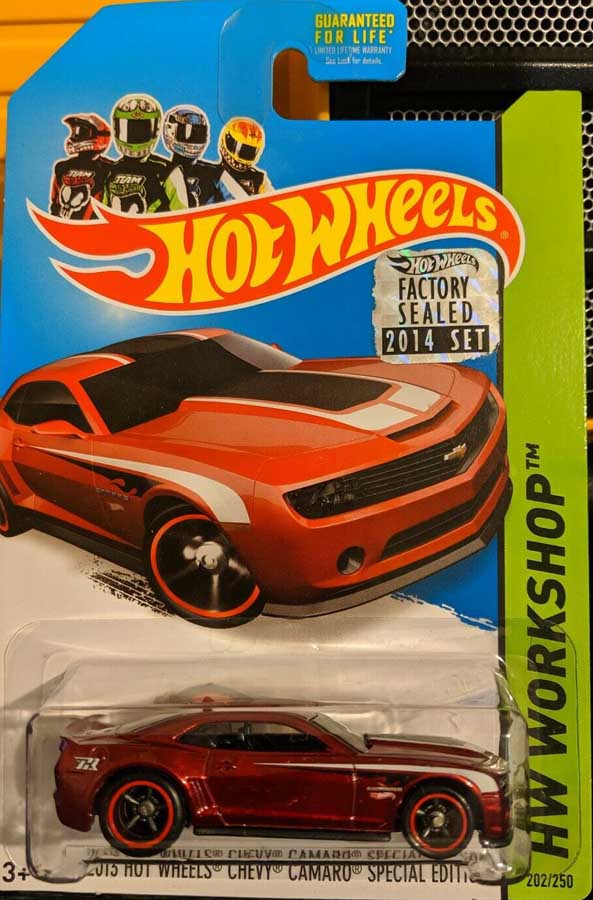 Chevy Camaro Special Edition Hot Wheels