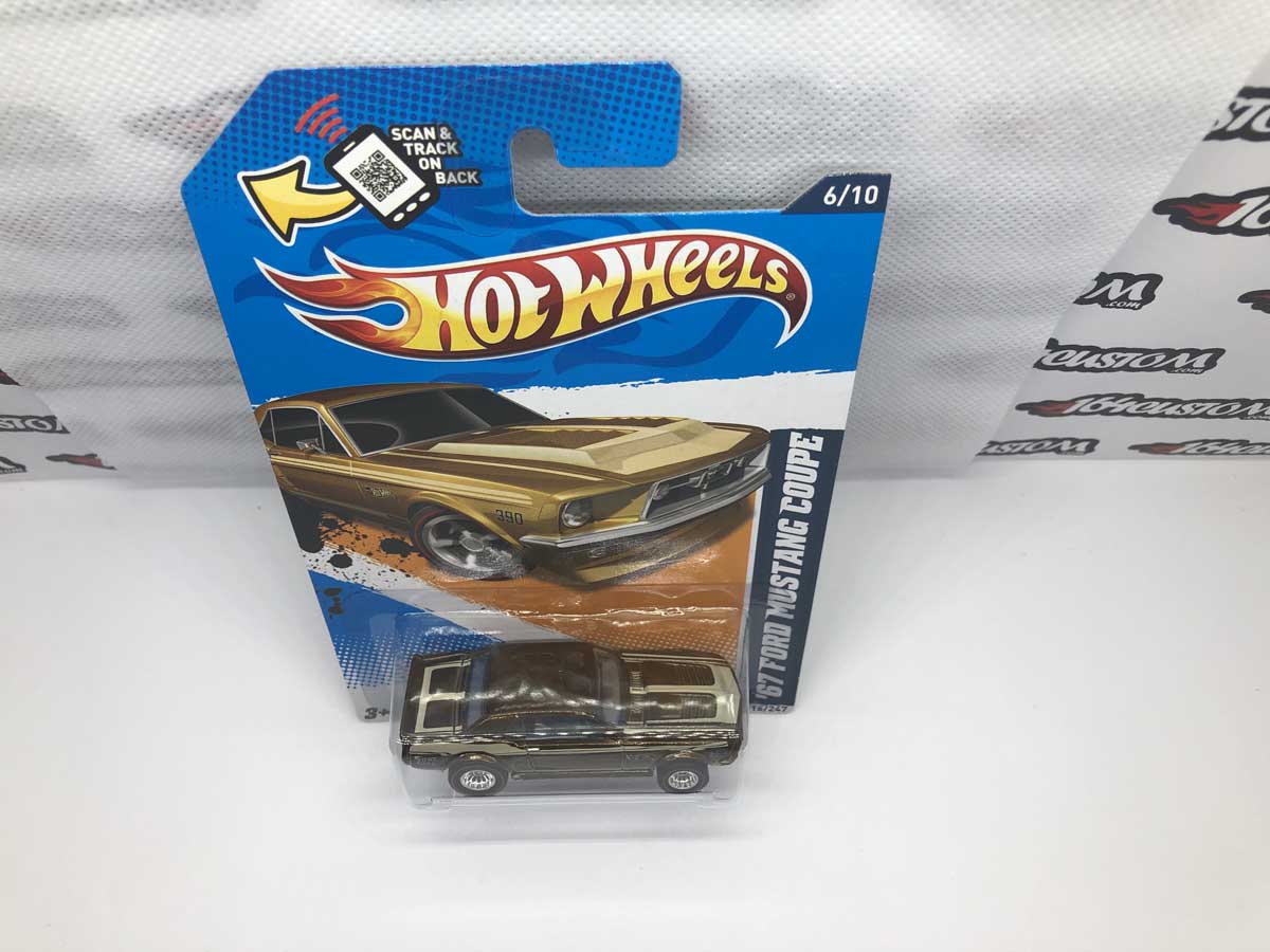 Custom 67 Ford Mustang Coupe Hot Wheels