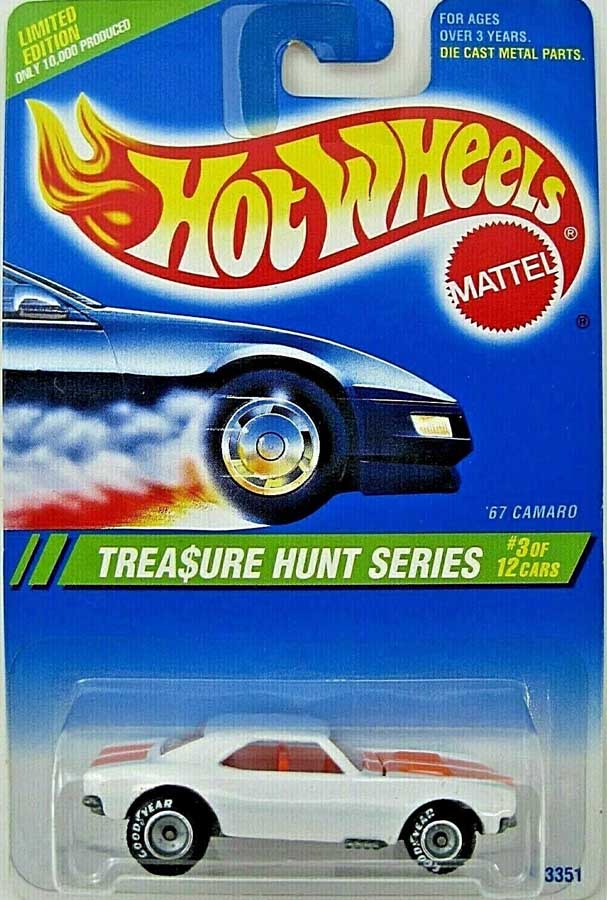 1995 Hot Wheels 67 Camaro Treasure Hunt