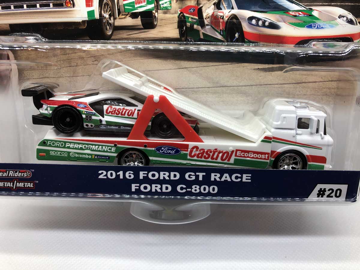 Ford C-800 & 2016 Ford GT Race Hot Wheels