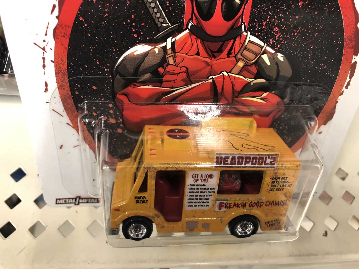 Deadpool Chimichanga Truck Hot Wheels