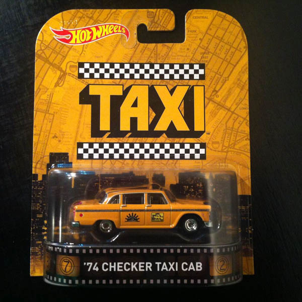 74 Checker Taxi Cab Hot Wheels