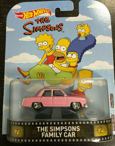 The Simpsons Family Car Hot Wheels