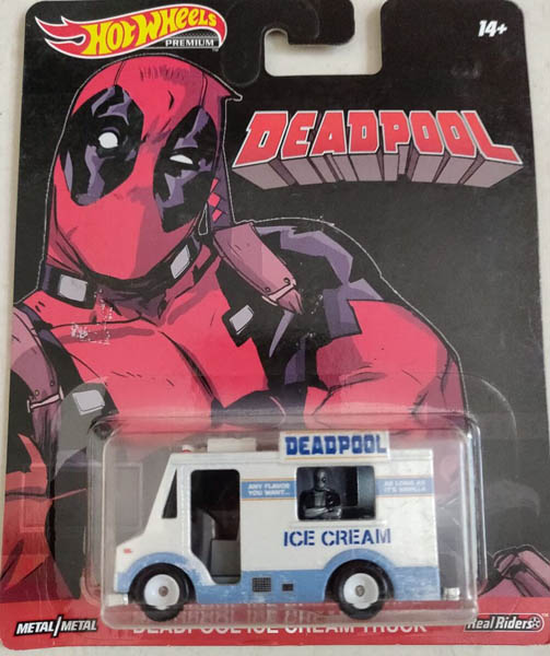 Deadpool Ice Cream Truck Hot Wheels