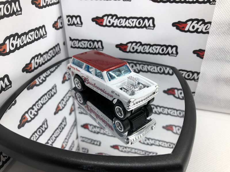 1964 Chevy Nova Wagon Gasser - Budweiser Hot Wheels