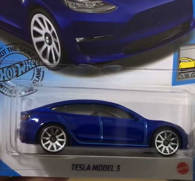 Tesla Model 3 Hot Wheels