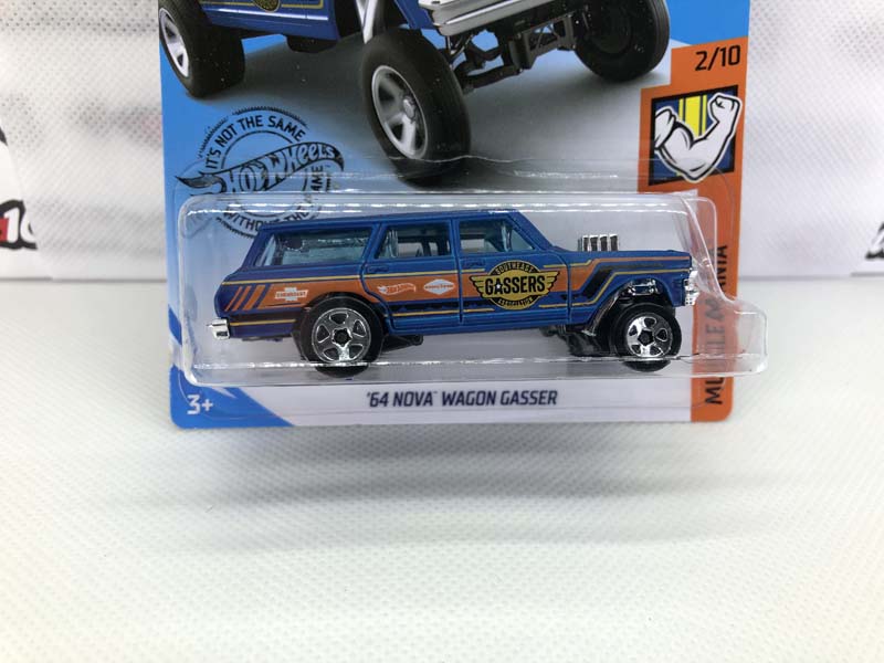 Details about   Hot Wheels 2020 '64 Nova Wagon Gasser Blue Walgreens Exclusive Lot of 10 *NEW*