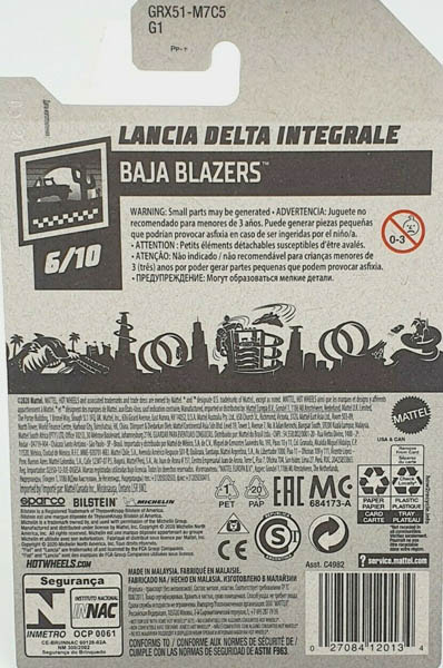 Lancia Delta Integrale Hot Wheels