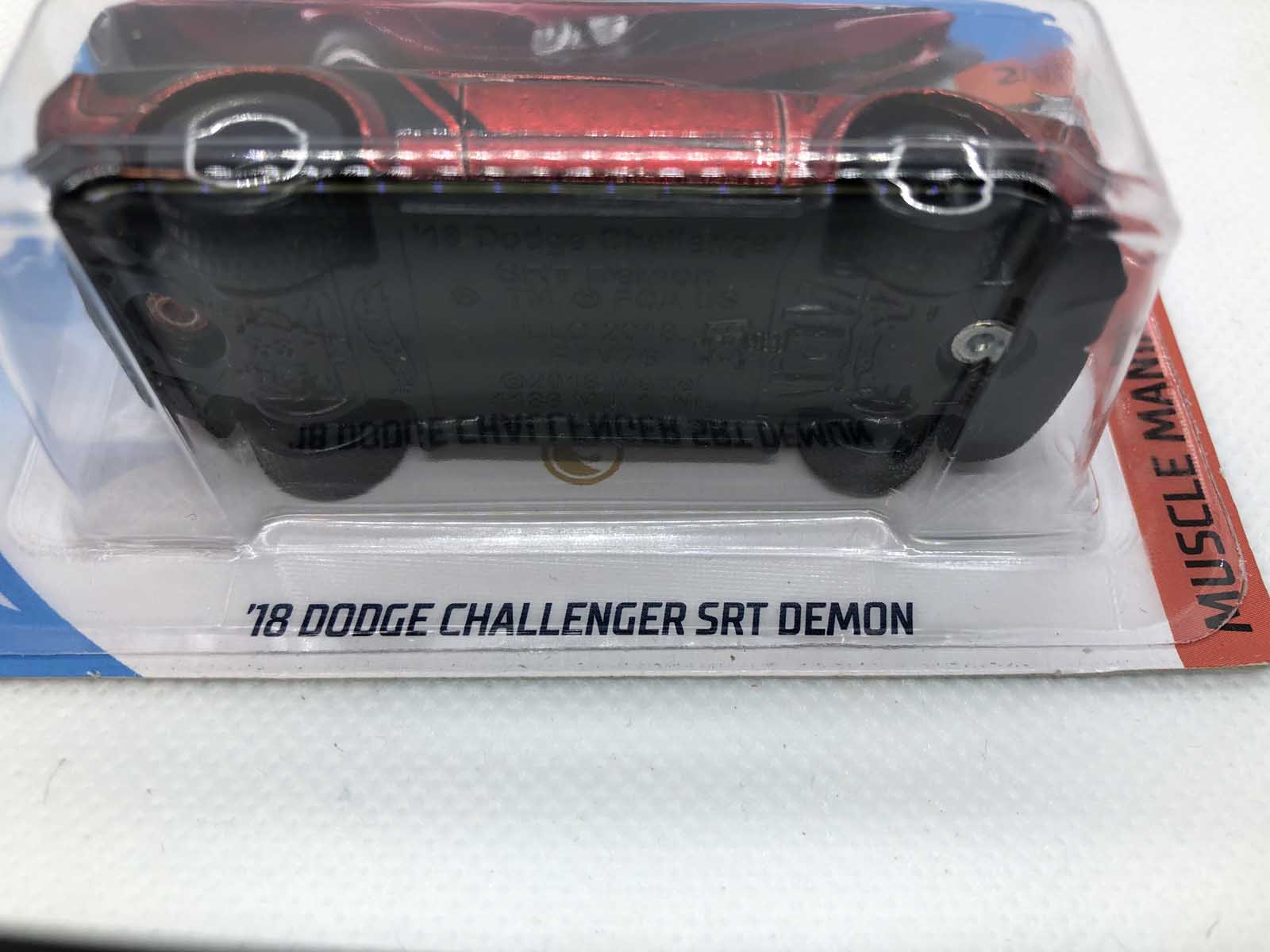 '18 Dodge Challenger SRT Demon Hot Wheels