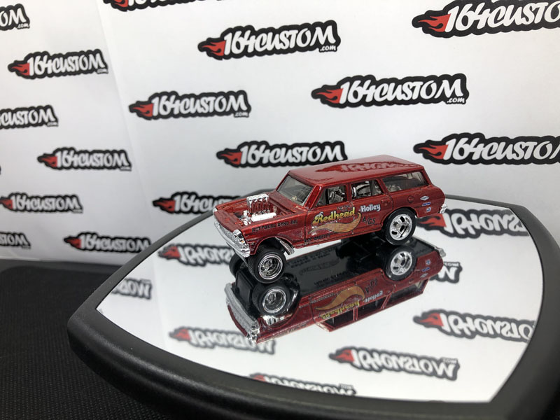 '64 Nova Wagon Gasser - redhead Hot Wheels