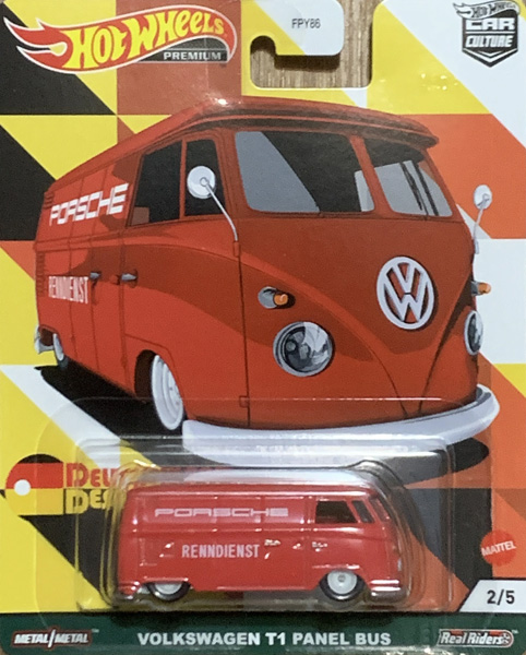 Volkswagen T1 Panel Bus Hot Wheels