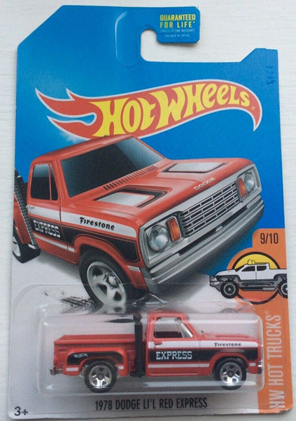 1978 Dodge Li'l Red Express Truck Hot Wheels