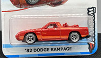 '82 Dodge Rampage - red/red