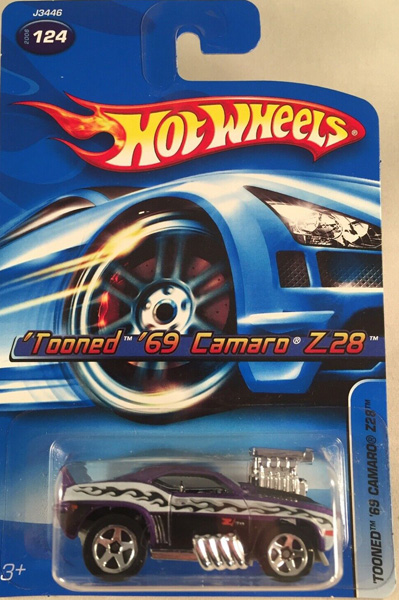 'Tooned '69 Camaro Z28  Hot Wheels