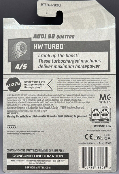 Audi 90 Quattro Hot Wheels