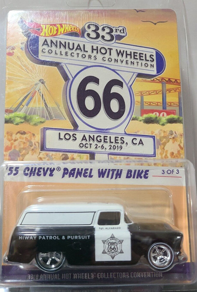 '55 Chevy Panel with Bike Hot Wheels