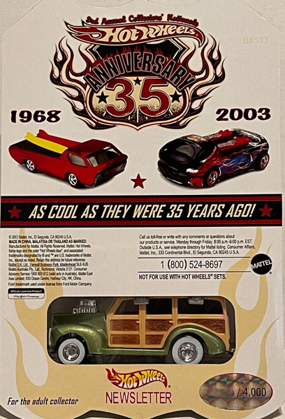 '40's Woodie Hot Wheels