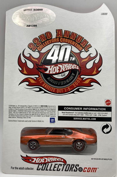 '69 Pontiac GTO Hot Wheels